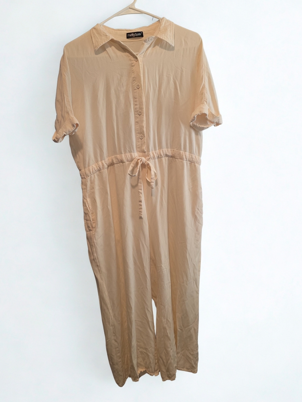 PrettyGuide Light Beige Jumpsuit